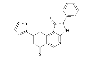 8-(2-furyl)-2-phenyl-3,7,8,9-tetrahydropyrazolo[3,4-c]isoquinoline-1,6-quinone