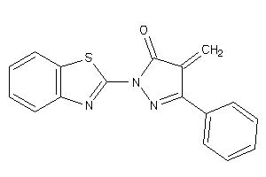 Image of 2-(1,3-benzothiazol-2-yl)-4-methylene-5-phenyl-2-pyrazolin-3-one
