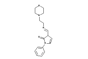 4-(2-morpholinoethyliminomethyl)-2-phenyl-2-pyrazolin-3-one