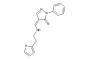 2-phenyl-4-[[2-(2-thienyl)ethylamino]methylene]-2-pyrazolin-3-one
