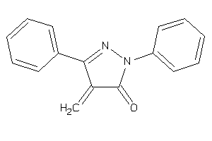 Image of 4-methylene-2,5-diphenyl-2-pyrazolin-3-one
