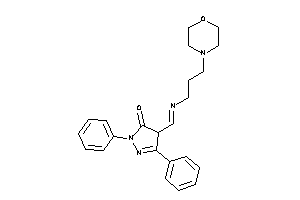 4-(3-morpholinopropyliminomethyl)-2,5-diphenyl-2-pyrazolin-3-one