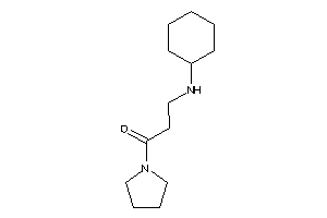 3-(cyclohexylamino)-1-pyrrolidino-propan-1-one