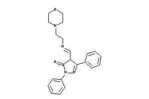 4-(2-morpholinoethyliminomethyl)-2,5-diphenyl-2-pyrazolin-3-one