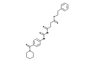 4-keto-4-[[4-(piperidine-1-carbonyl)phenyl]thiocarbamoylamino]butyric Acid Phenethyl Ester
