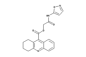 1,2,3,4-tetrahydroacridine-9-carboxylic Acid [2-(isoxazol-5-ylamino)-2-keto-ethyl] Ester
