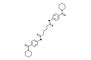 N,N'-bis[4-(piperidine-1-carbonyl)phenyl]adipamide