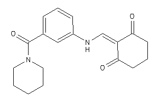 2-[[3-(piperidine-1-carbonyl)anilino]methylene]cyclohexane-1,3-quinone