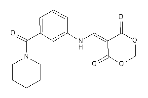 Image of 5-[[3-(piperidine-1-carbonyl)anilino]methylene]-1,3-dioxane-4,6-quinone