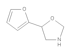 Image of 5-(2-furyl)oxazolidine