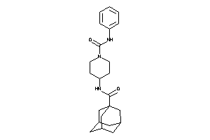 4-(adamantane-1-carbonylamino)-N-phenyl-piperidine-1-carboxamide