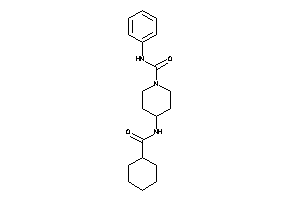 Image of 4-(cyclohexanecarbonylamino)-N-phenyl-piperidine-1-carboxamide