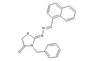 Image of 3-benzyl-2-(1-naphthylmethylenehydrazono)thiazolidin-4-one
