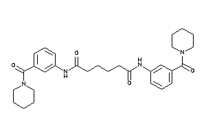 N,N'-bis[3-(piperidine-1-carbonyl)phenyl]adipamide