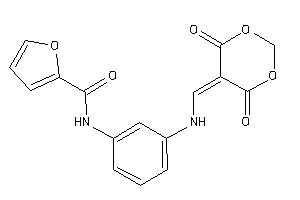 Image of N-[3-[(4,6-diketo-1,3-dioxan-5-ylidene)methylamino]phenyl]-2-furamide