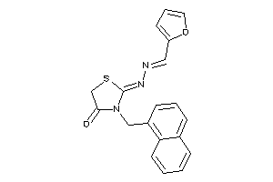 Image of 2-(2-furfurylidenehydrazono)-3-(1-naphthylmethyl)thiazolidin-4-one