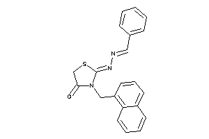 2-(benzalhydrazono)-3-(1-naphthylmethyl)thiazolidin-4-one