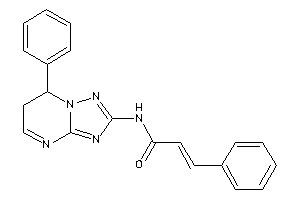 3-phenyl-N-(7-phenyl-6,7-dihydro-[1,2,4]triazolo[1,5-a]pyrimidin-2-yl)acrylamide