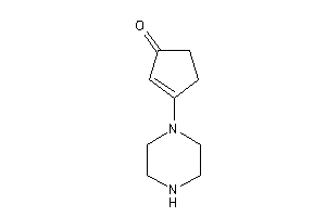 Image of 3-piperazinocyclopent-2-en-1-one