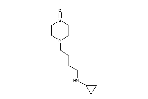Cyclopropyl-[4-(1-keto-1,4-thiazinan-4-yl)butyl]amine