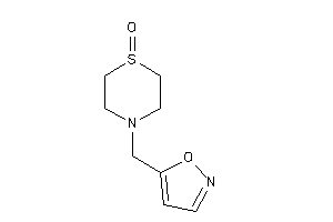 4-(isoxazol-5-ylmethyl)-1,4-thiazinane 1-oxide