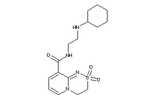 N-[2-(cyclohexylamino)ethyl]-2,2-diketo-3,4-dihydropyrido[2,1-c][1,2,4]thiadiazine-9-carboxamide