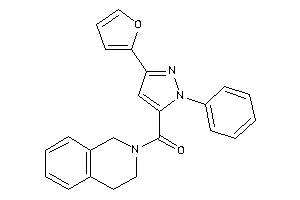 3,4-dihydro-1H-isoquinolin-2-yl-[5-(2-furyl)-2-phenyl-pyrazol-3-yl]methanone