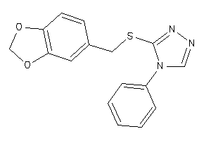 Image of 4-phenyl-3-(piperonylthio)-1,2,4-triazole