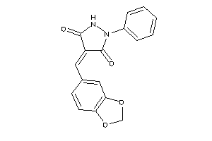 Image of 1-phenyl-4-piperonylidene-pyrazolidine-3,5-quinone