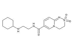 N-[2-(cyclohexylamino)ethyl]-2,2-diketo-3,4-dihydropyrido[2,1-c][1,2,4]thiadiazine-7-carboxamide