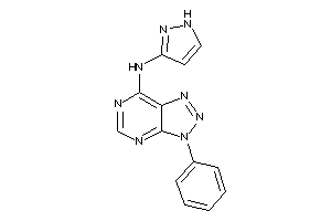 (3-phenyltriazolo[4,5-d]pyrimidin-7-yl)-(1H-pyrazol-3-yl)amine