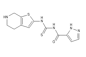 Image of N-(4,5,6,7-tetrahydrothieno[2,3-c]pyridin-2-ylthiocarbamoyl)-1H-pyrazole-5-carboxamide