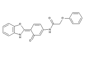 N-[4-(3H-1,3-benzoxazol-2-ylidene)-3-keto-cyclohexa-1,5-dien-1-yl]-2-phenoxy-acetamide