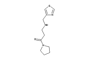 Image of 1-pyrrolidino-3-(thiazol-4-ylmethylamino)propan-1-one