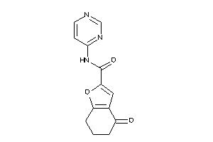 Image of 4-keto-N-(4-pyrimidyl)-6,7-dihydro-5H-benzofuran-2-carboxamide