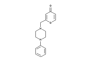 2-[(4-phenylpiperazino)methyl]pyran-4-one