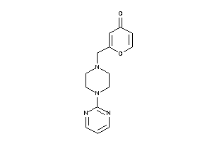 2-[[4-(2-pyrimidyl)piperazino]methyl]pyran-4-one