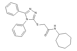 N-cycloheptyl-2-[(4,5-diphenyl-1,2,4-triazol-3-yl)thio]acetamide