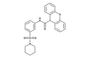 N-(3-piperidinosulfonylphenyl)-9H-xanthene-9-carboxamide