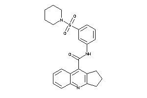 N-(3-piperidinosulfonylphenyl)-2,3-dihydro-1H-cyclopenta[b]quinoline-9-carboxamide