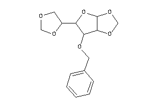 Image of 6-benzoxy-5-(1,3-dioxolan-4-yl)-3a,5,6,6a-tetrahydrofuro[2,3-d][1,3]dioxole