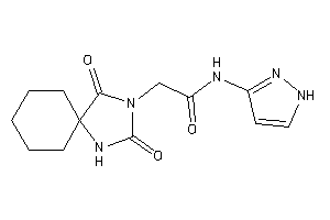 2-(2,4-diketo-1,3-diazaspiro[4.5]decan-3-yl)-N-(1H-pyrazol-3-yl)acetamide