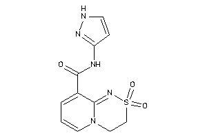 2,2-diketo-N-(1H-pyrazol-3-yl)-3,4-dihydropyrido[2,1-c][1,2,4]thiadiazine-9-carboxamide