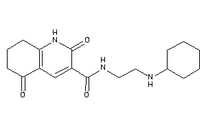 Image of N-[2-(cyclohexylamino)ethyl]-2,5-diketo-1,6,7,8-tetrahydroquinoline-3-carboxamide