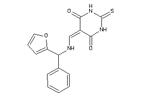 5-[[[2-furyl(phenyl)methyl]amino]methylene]-2-thioxo-hexahydropyrimidine-4,6-quinone