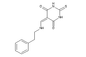 5-[(phenethylamino)methylene]-2-thioxo-hexahydropyrimidine-4,6-quinone
