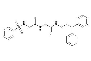 2-[[2-(benzenesulfonamido)acetyl]amino]-N-(3,3-diphenylpropyl)acetamide