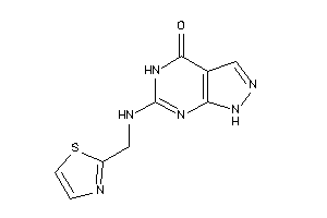 Image of 6-(thiazol-2-ylmethylamino)-1,5-dihydropyrazolo[3,4-d]pyrimidin-4-one