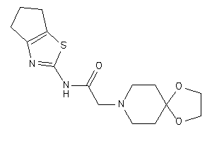 N-(5,6-dihydro-4H-cyclopenta[d]thiazol-2-yl)-2-(1,4-dioxa-8-azaspiro[4.5]decan-8-yl)acetamide