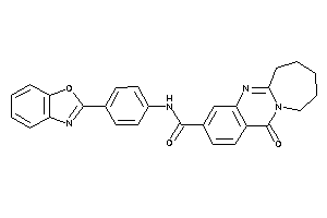 N-[4-(1,3-benzoxazol-2-yl)phenyl]-12-keto-7,8,9,10-tetrahydro-6H-azepino[2,1-b]quinazoline-3-carboxamide
